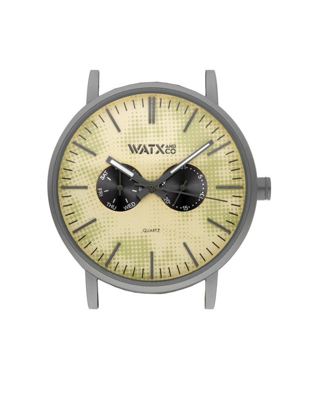 Zegarek WATXANDCO WXCA2724. Pudełko, Kolor żółty. Unisex.