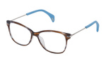 Okulary POLICE VPL729530J22. Okulary, Kolor brązowy błękitny. Kobieta.
