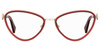 Okulary MOSCHINO MOS585-LHF. Okulary, Kolor Burgundy. Kobieta.
