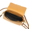 Luka damska listonoszka skóra naturalna torebka przez ramię z klapą