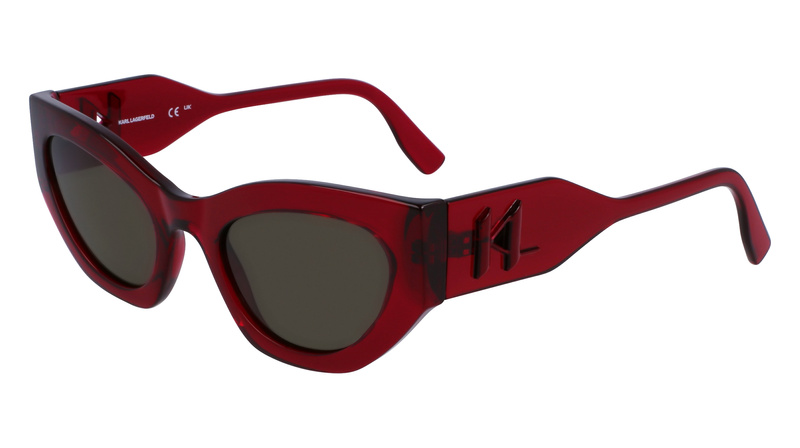 Okulary KARL LAGERFELD KL6122S-540. Okulary przeciwsłoneczne, Kolor czerwony. Kobieta.