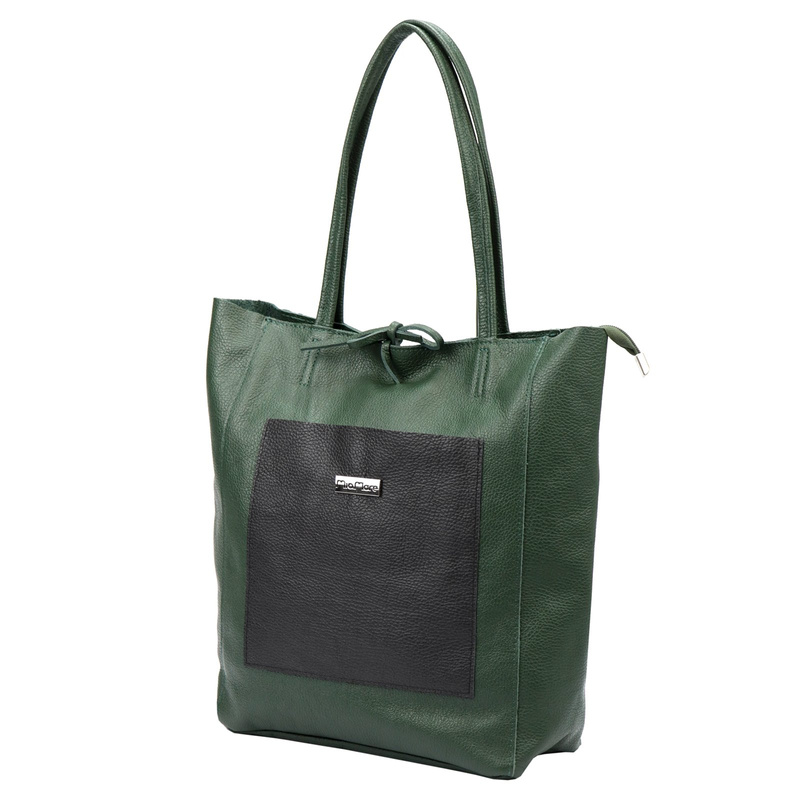 Shopperbag damska skórzana na ramię duża MiaMore