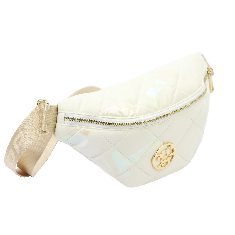 Gregorio Damska pikowana nerka biodrowa skóra ekologiczna saszetka na ramię