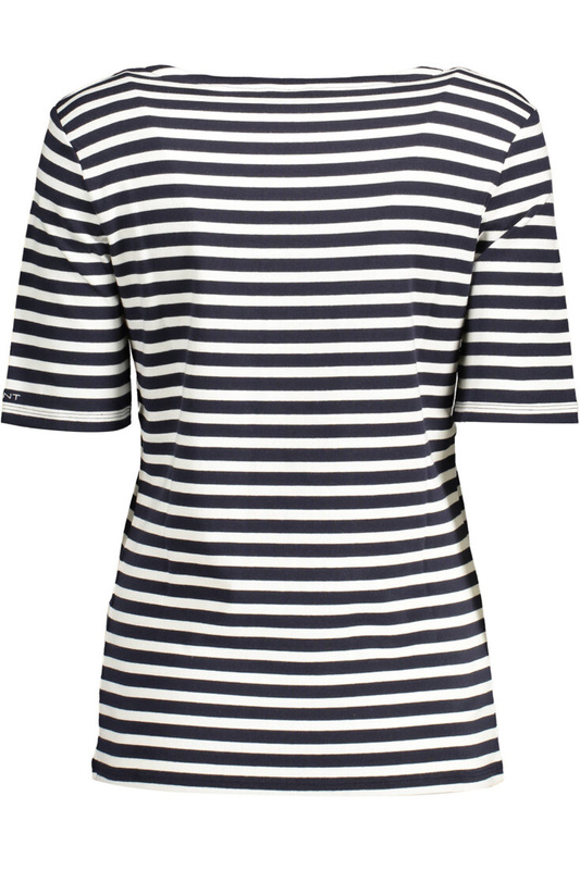 GANT T-SHIRT Z KRÓTKIM RĘKAWEM DAMSKI NIEBIESKI