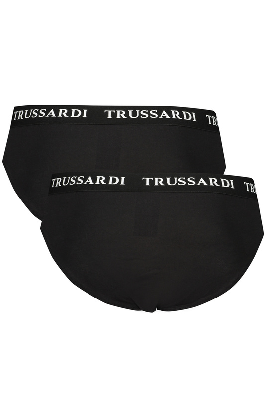 TRUSSARDI MĘSKIE CZARNE SLIPSY
