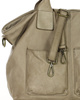 Torebka skórzana shopper bag - MARCO MAZZINI beż taupe