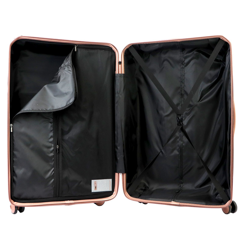 Jony zestaw podróżny 4 walizek na kółkach z kosmetyczką materiał ABS