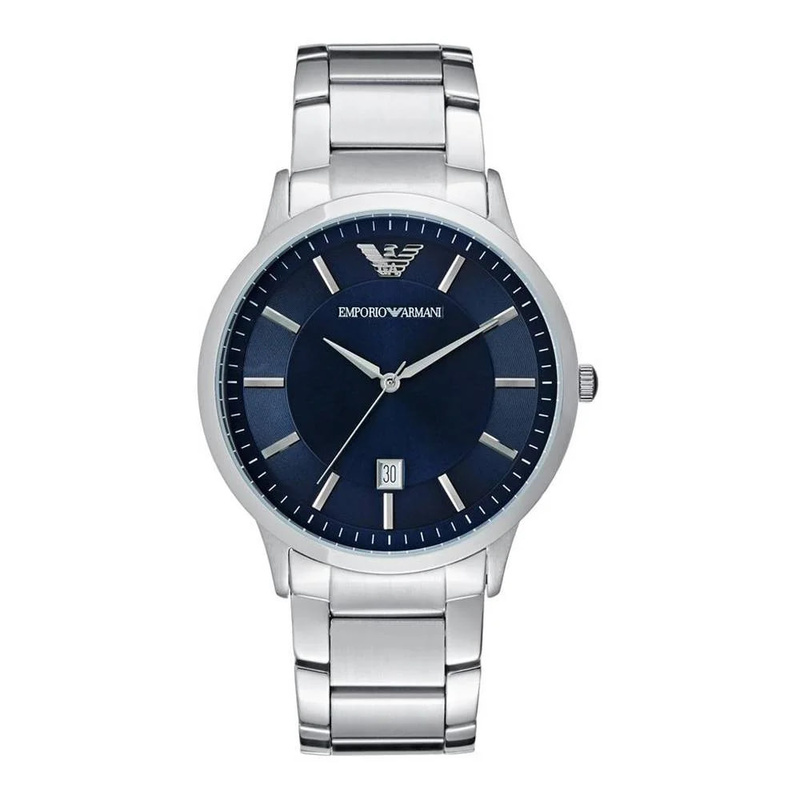 Zegarek ARMANI AR2477. Kwarcowy, Kolor niebieski. Mężczyzna.