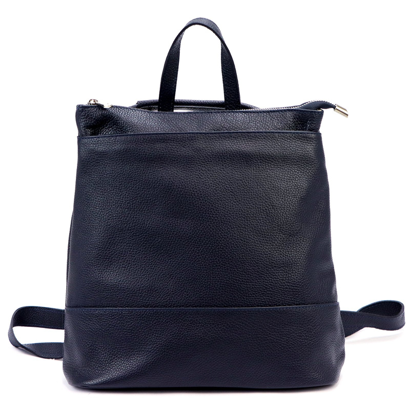 Luka Skórzany damski miejski plecak na ramię z kieszeniami pojemny