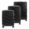 Gravitt zestaw 3 walizek podróżnych na kółkach materiał ABS zamek na kod
