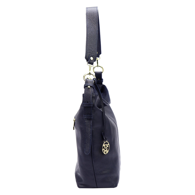 Damska torebka na ramię skórzana duża Gregorio