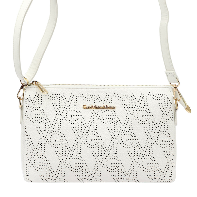 Gian Marco Venturi Listonoszka Na Ramię Damska Mała Skóra Eko Organizer