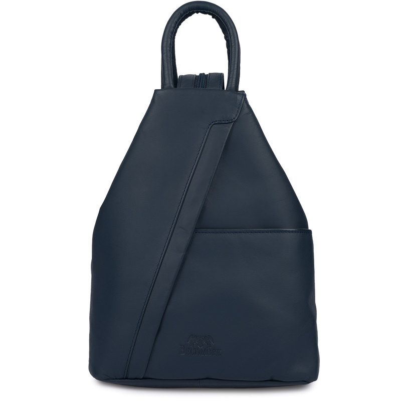 Plecak damski włoski plecaczek skórzany granatowy mały Beltimore T52