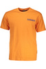 T-SHIRT MĘSKI Z KRÓTKIM RĘKAWEM NAPAPIJRI POMARAŃCZOWY