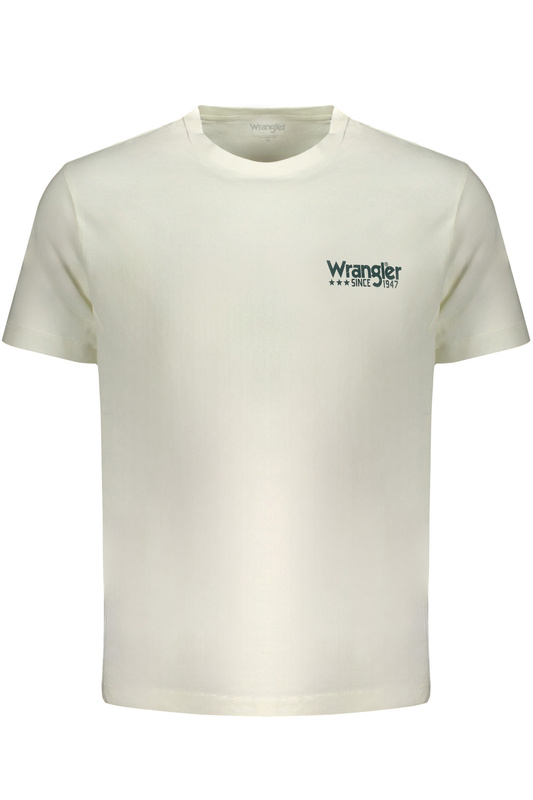 BIAŁY T-SHIRT MĘSKI Z KRÓTKIM RĘKAWEM WRANGLER
