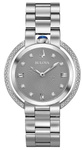 Zegarek BULOVA 96R219. Kwarcowy, Kolor szary. Kobieta.
