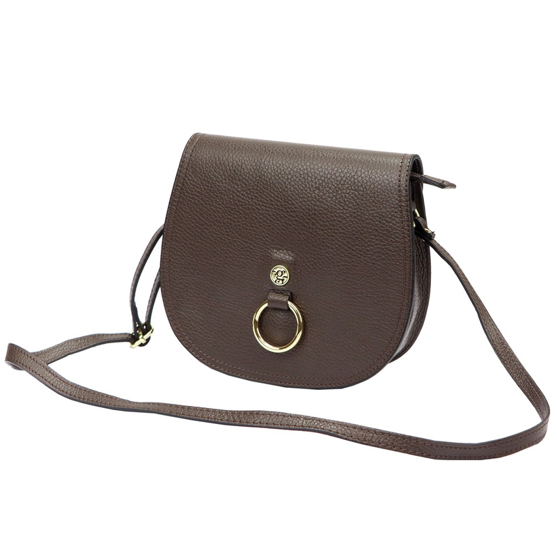 Gregorio skórzana damska listonoszka torebka zamykana klapą na magnes