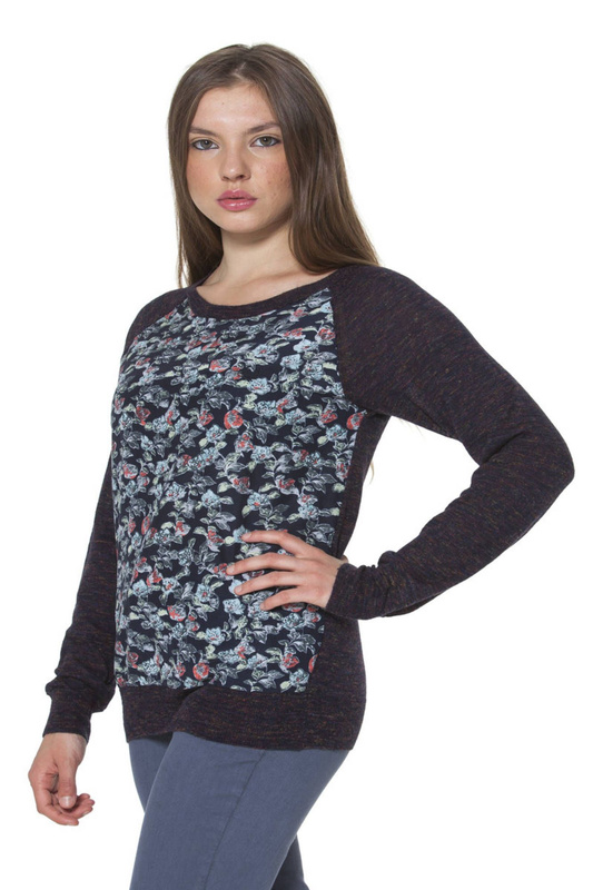 WIELOKOLOROWY SWETER FRED PERRY DAMSKI