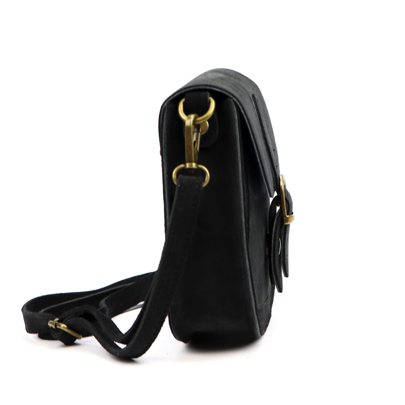 Luka Klasyczna Zamszowa damska listonoszka skórzana przez ramię z kieszenią