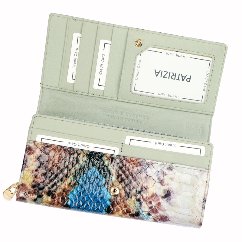 Elegancki damski portfel skórzany PATRIZIA RFID