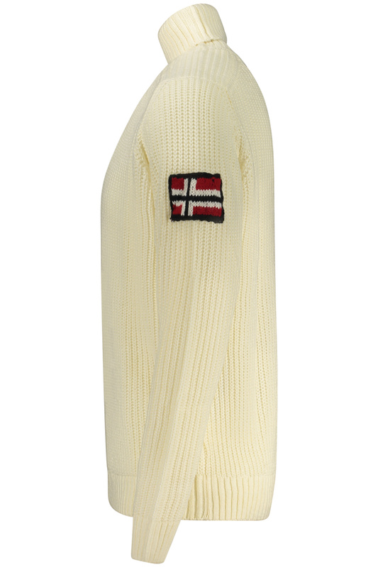 Norway 1963 BIAŁY SWETER MĘSKI