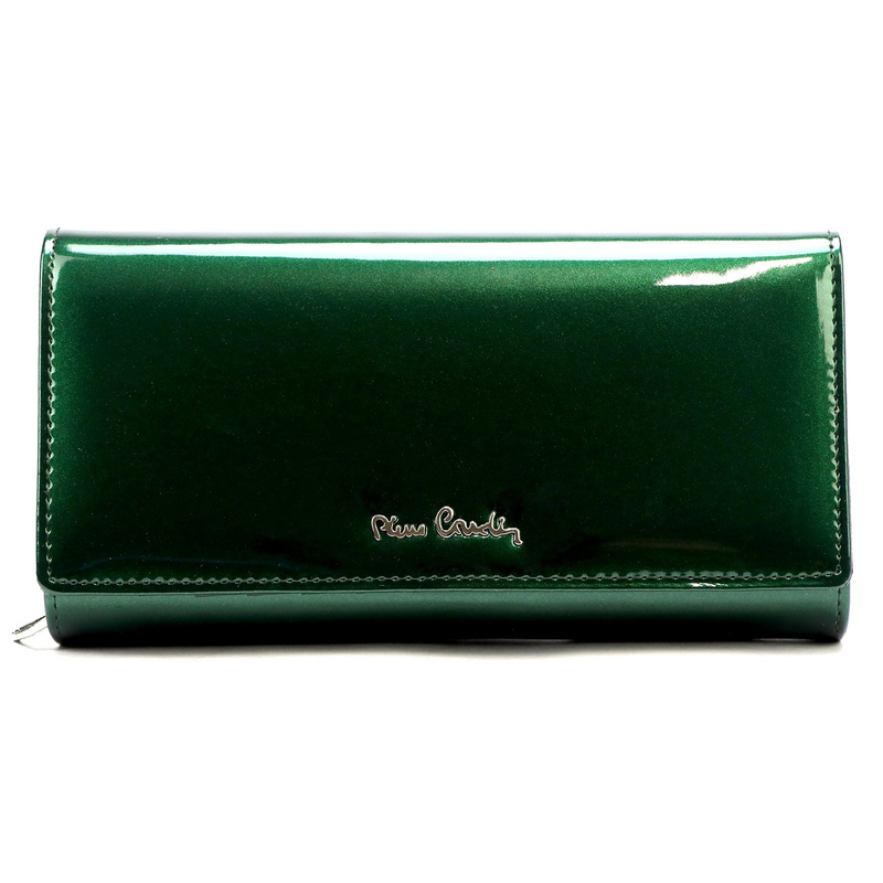 skóra naturalna + Damski portfel ze skóry ekologicznej Pierre Cardin 07 SHINY 121