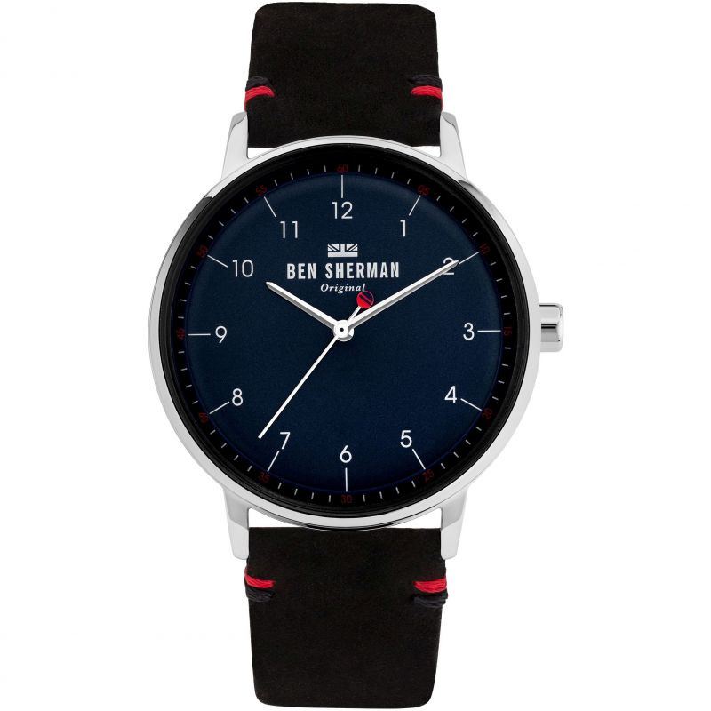 Zegarek BEN SHERMAN WB043B. Kwarcowy, Kolor czarny. Mężczyzna.