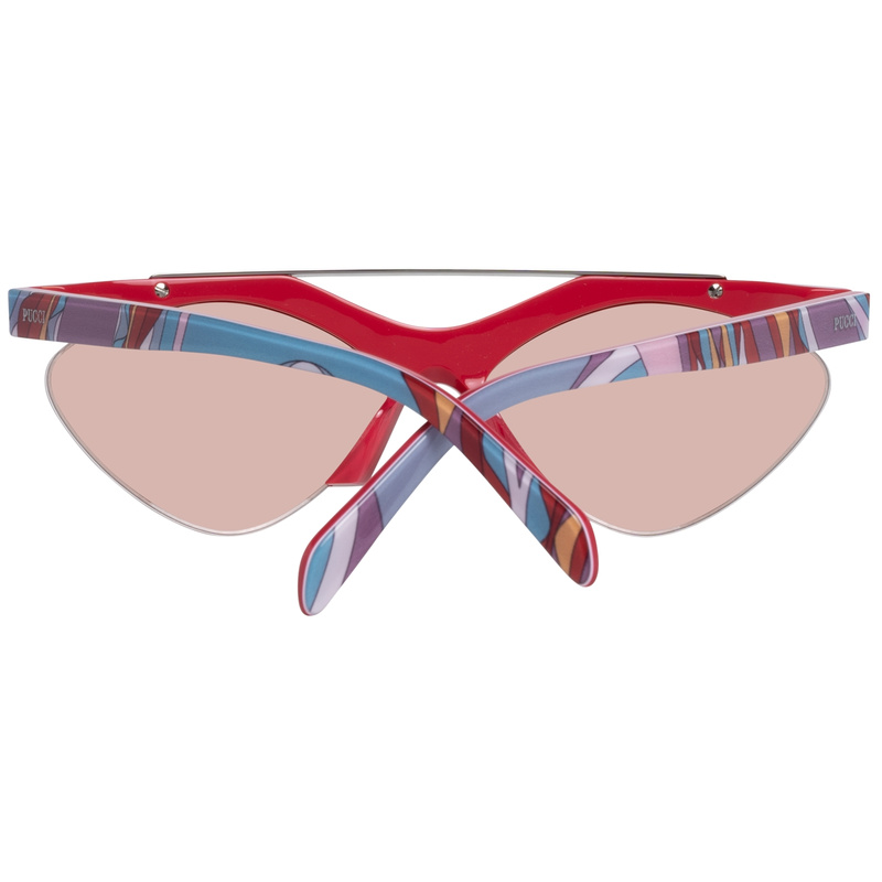 Okulary EMILIO PUCCI EP0137-5966S. Okulary przeciwsłoneczne, Kolor czerwony. Kobieta.