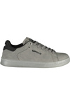 Szare sneakersy męskie GAS Gam 624117 – czarne detale