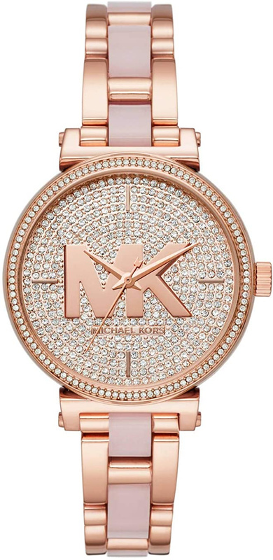 Zegarek MICHAEL KORS MK4340. Kwarcowy, Kolor różowy. Kobieta.