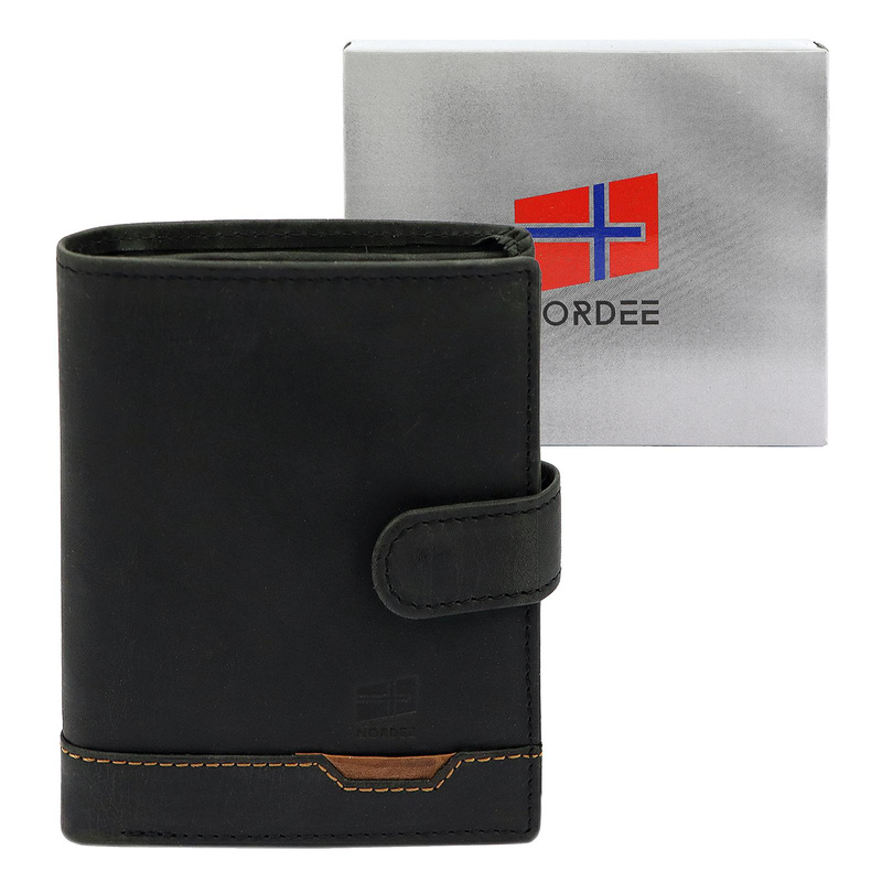 Skórzany męski portfel Nordee HJORT N4L