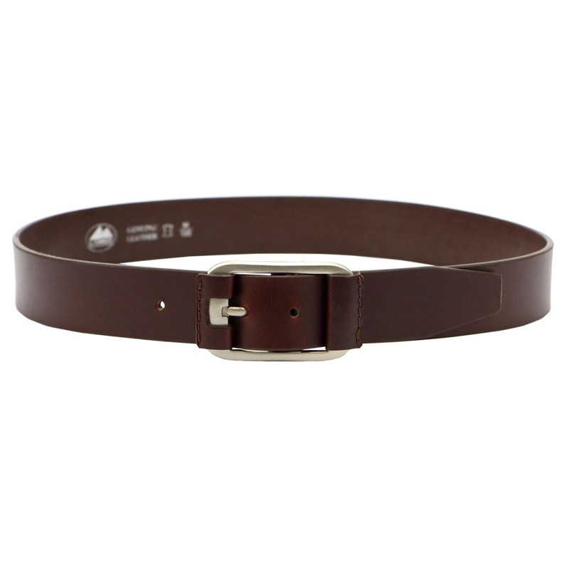 EL FORREST męski pasek do spodni skóra naturalna klasyczna klamra