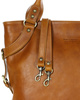 Torebka biznesowa damska kuferek skórzany premium bag - MARCO MAZZINI camel