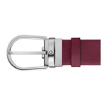 Pasek do spodni Montblanc MB199630 — bordowy