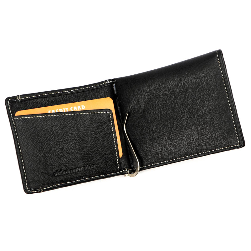 Skórzany męski portfel Money Kepper CC 5610