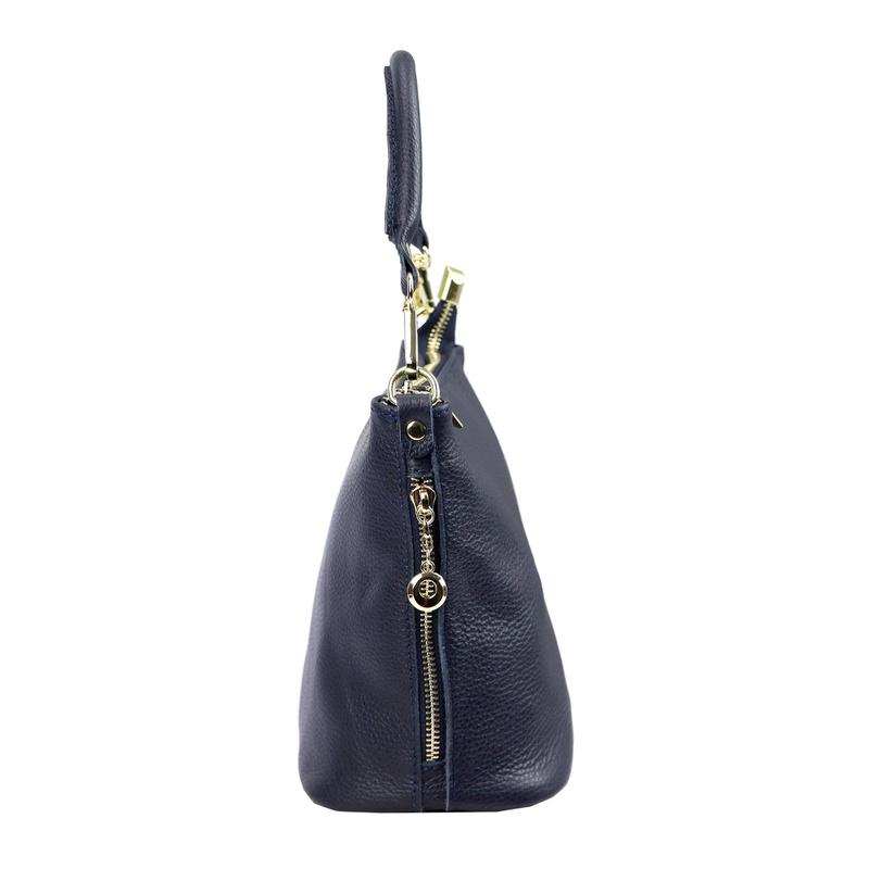 Patrizia damska torebka na ramię skóra naturalna torba z kieszenią