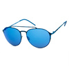 Okulary ITALIA INDEPENDENT 0221-023-000. Okulary przeciwsłoneczne, Kolor niebieski. Kobieta.