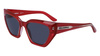 Okulary KARL LAGERFELD KL6145S-600. Okulary przeciwsłoneczne, Kolor czerwony. Kobieta.