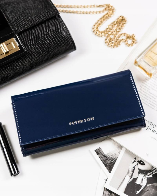 Skórzany damski portfel Peterson PTN BC-721