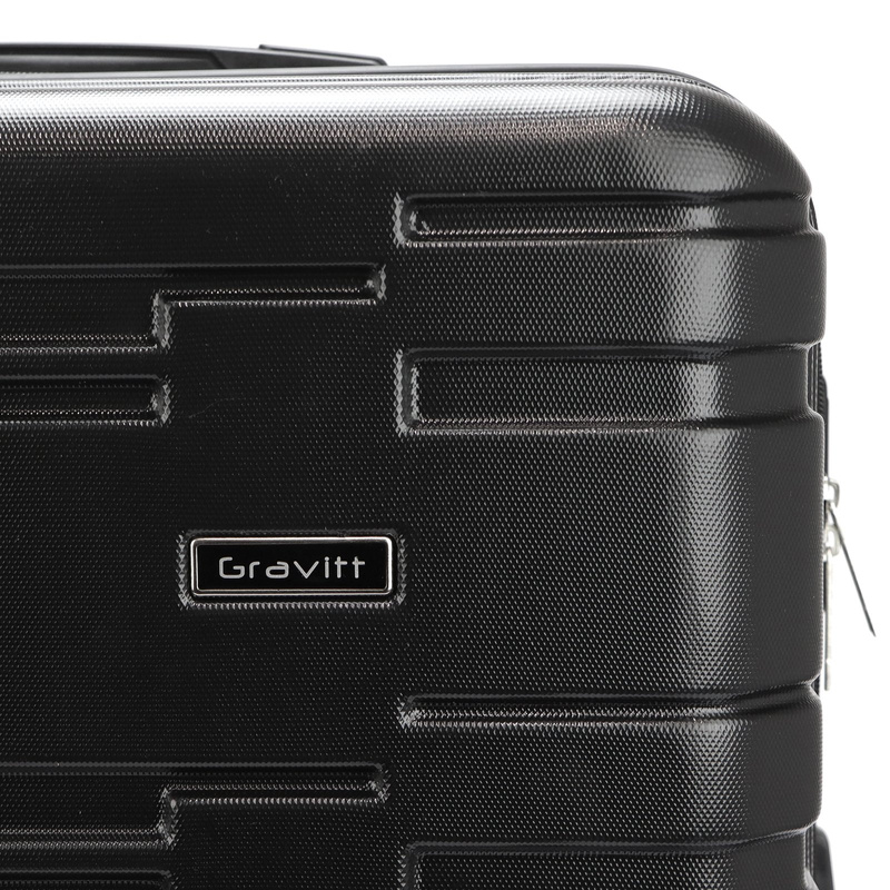 Gravitt zestaw 3 walizek podróżnych na kółkach materiał ABS zamek na kod