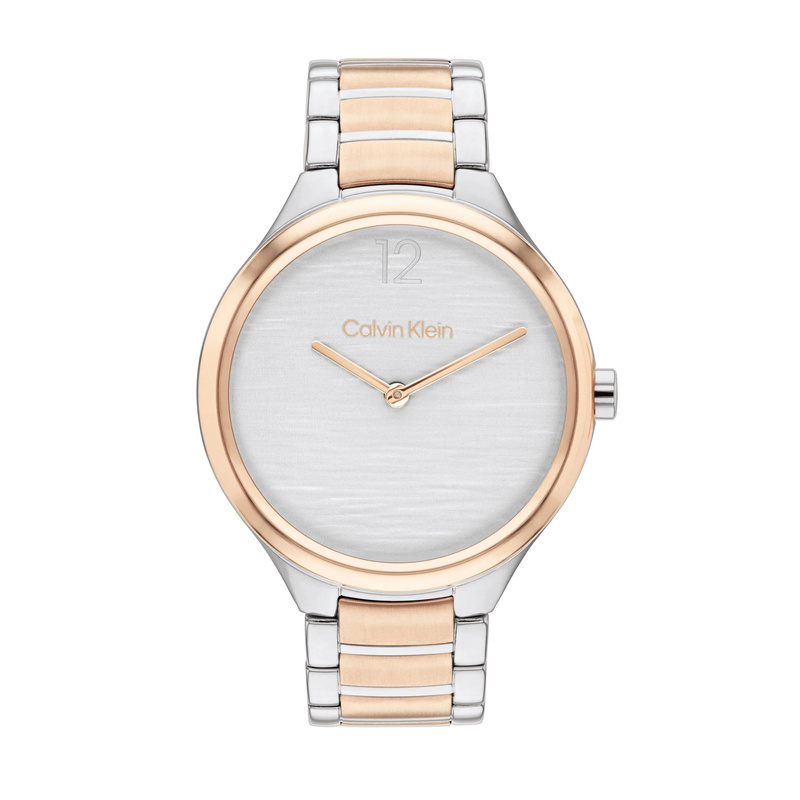 Zegarek CALVIN KLEIN 25100049. Kwarcowy, Kolor szary. Kobieta.