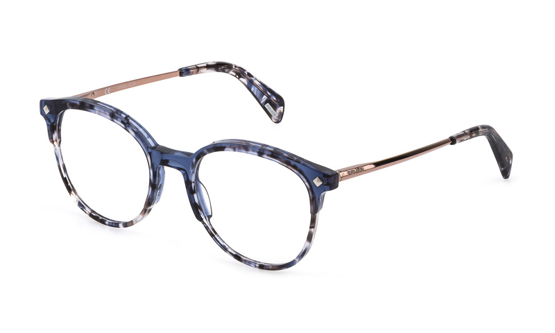 Okulary POLICE VPLD25-500WT9. Okulary, Kolor niebieski. Kobieta.