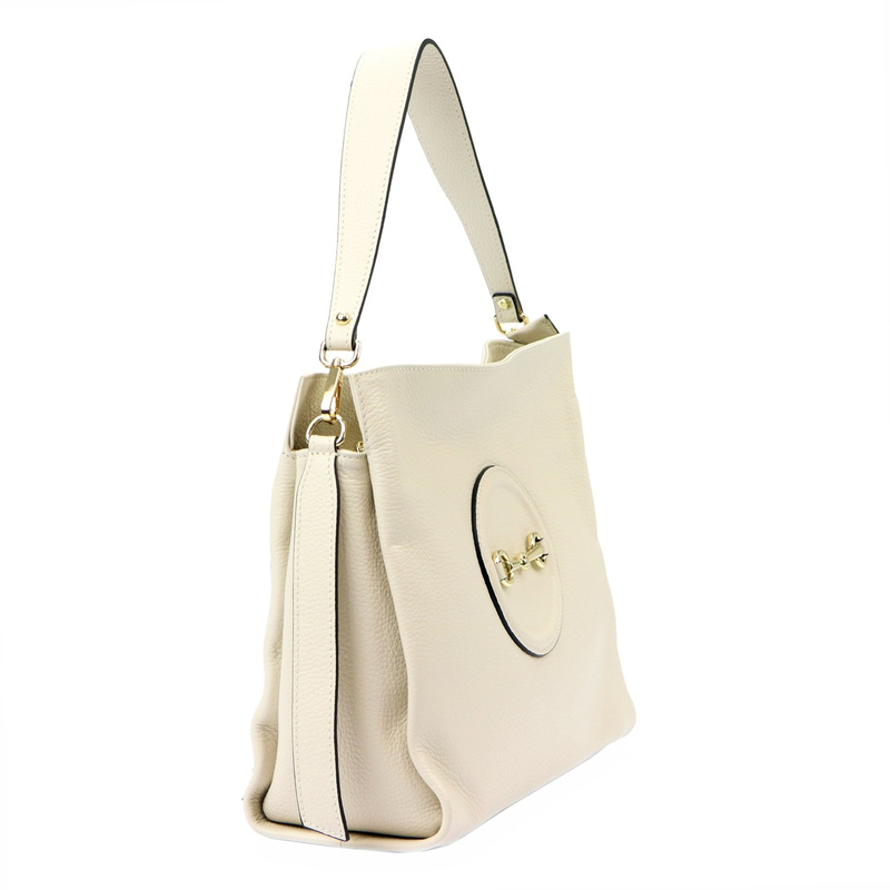 Luka damska torebka na ramię skóra naturalna listonoszka 2 komory organizer