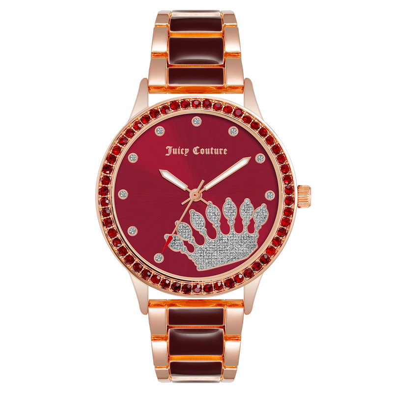Zegarek JUICY COUTURE JC1334RGBY. Kwarcowy, Kolor czerwony. Kobieta.