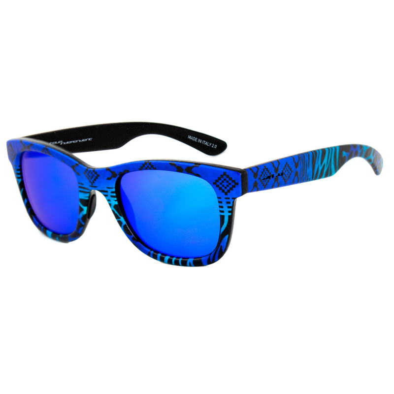 Okulary ITALIA INDEPENDENT 0090INX022000. Okulary przeciwsłoneczne, Kolor niebieski. Unisex.