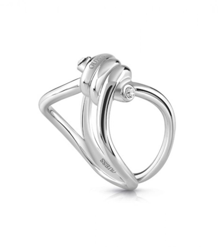 Biżuteria GUESS UBR29003-54. Pierścionek, Kolor szary. Kobieta.