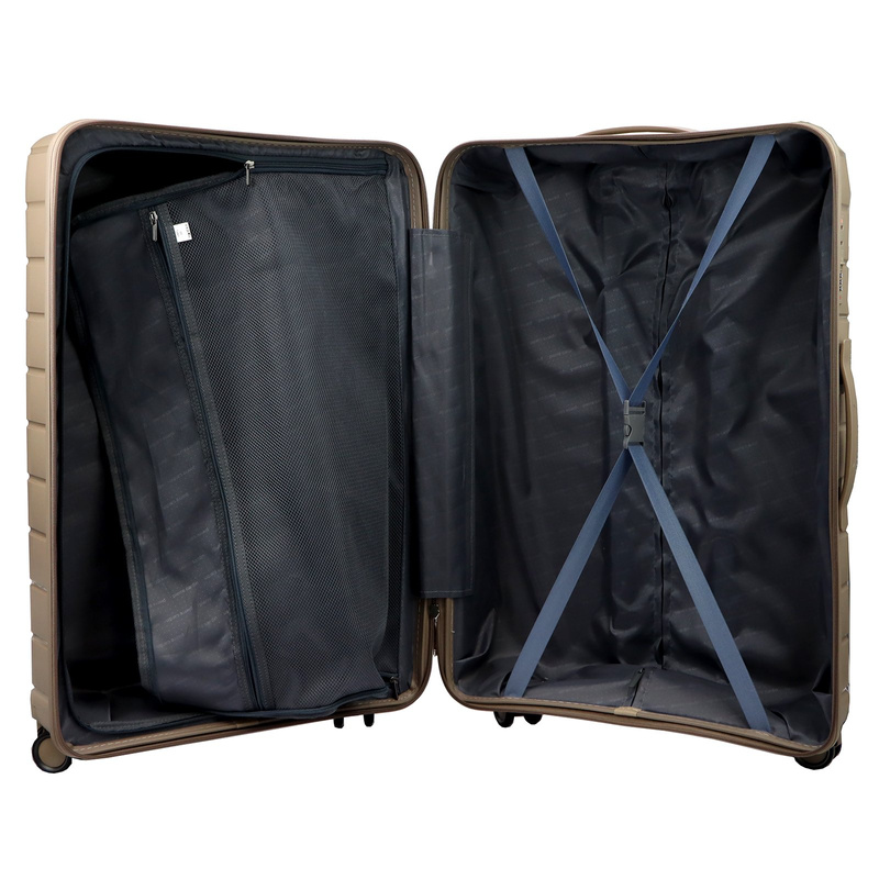 Mocna walizka damska z ABSu Pierre Cardin 2401 JOY05 x3 Z