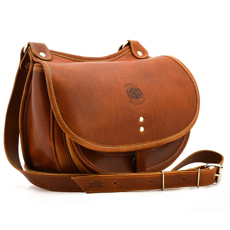 Klasyczna skórzana damska listonoszka vintage