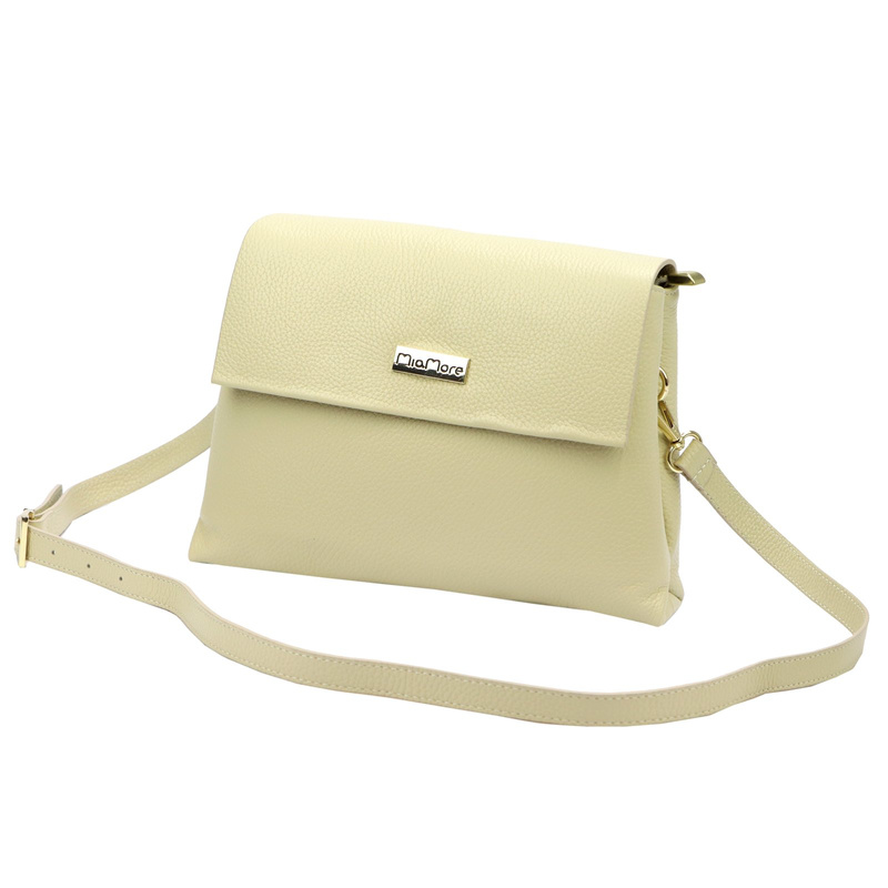 MiaMore damska Listonoszka trapez skóra naturalna torebka przez ramię