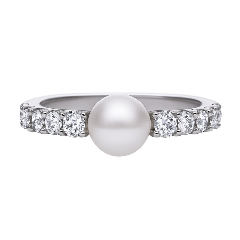 Biżuteria DIAMONFIRE 6119431111165. Pierścionek, Kolor szary. Kobieta.